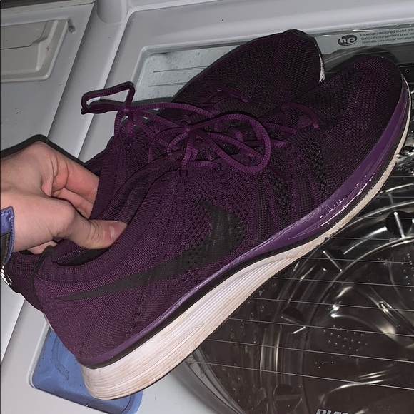 purple nike trainers